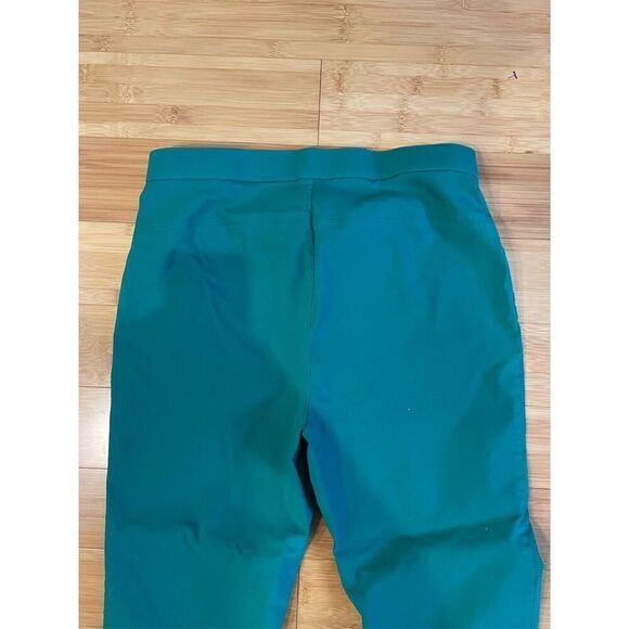 Zac & Rachel Women's Green Dress Pants Size 12 Stretchy Fabric Two Front Pockets - Picture 6 of 9
